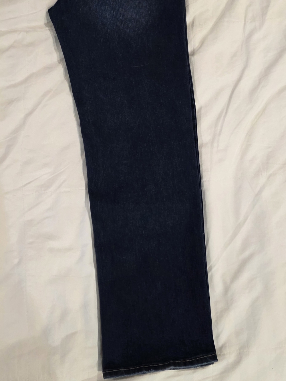Flamingals Women’s Dark Blue Straight Leg Jeans Nwot - Picture 3 of 4